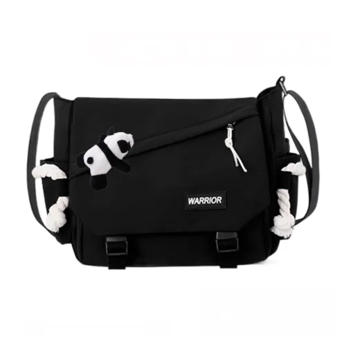 Warrior Nylon Shoulder Bag Unisex Black