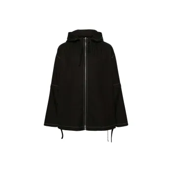 JIL SANDER Contrast stitching Hooded Jacket