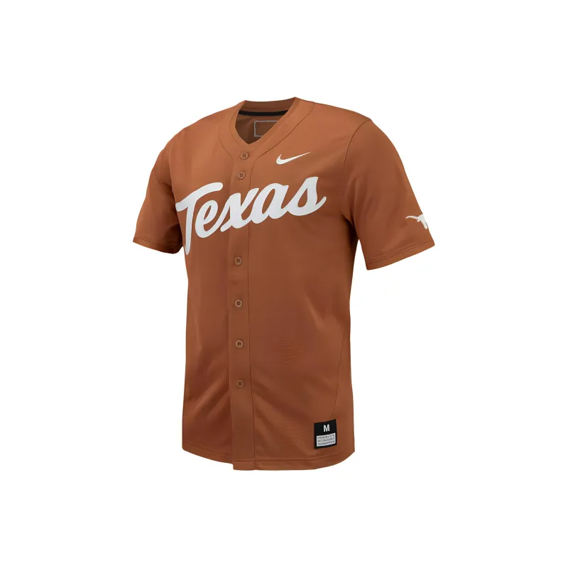 Nike Texas Men's Nike College Replica Baseball Jersey-0