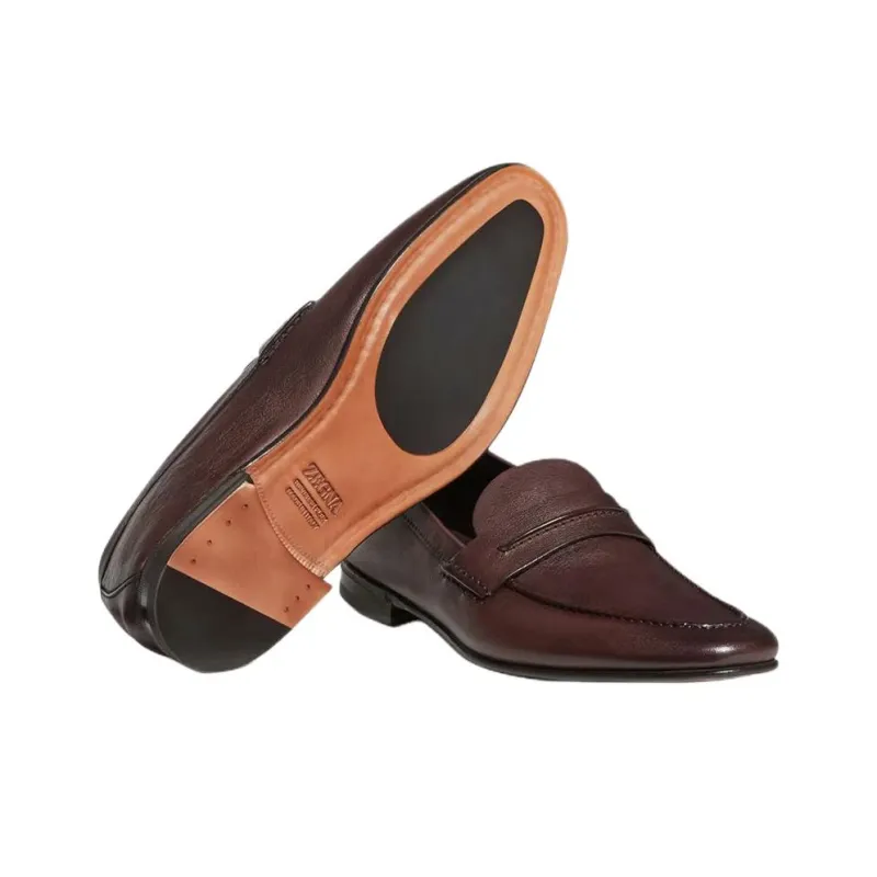 Zegna Casual Shoes Men's Light Brown-4