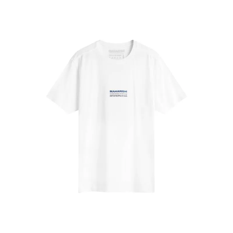 Maharishi T Shirts Men White-0