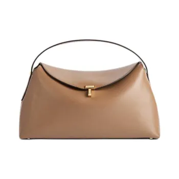 TOTEME T Lock Leather Top Handle Bag