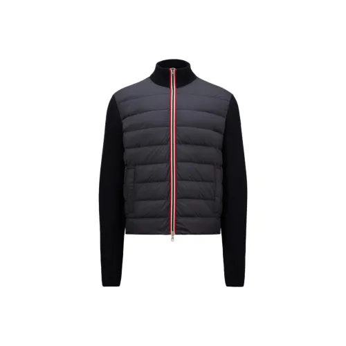 Moncler Logo Patch Zip Up Cardigan