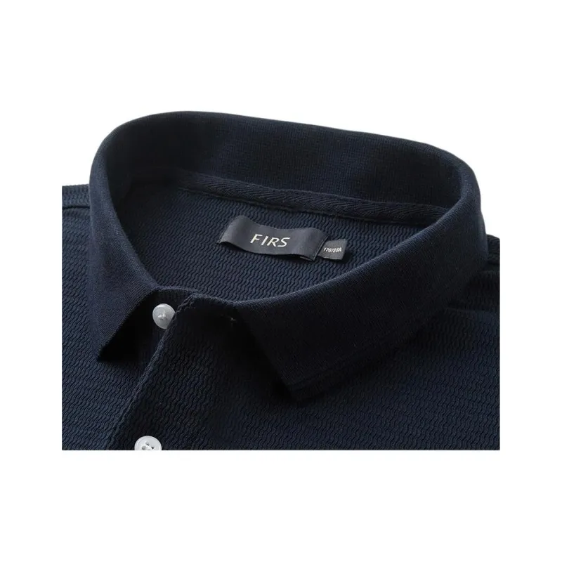 FIRS Polo Shirts Men Navy Blue-1