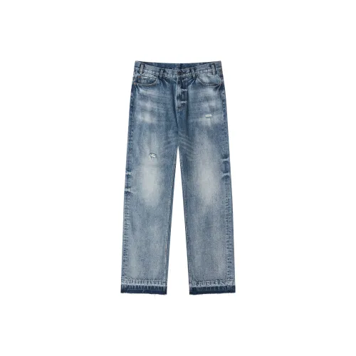 HARSH AND CRUEL Jeans Unisex Ice Blue
