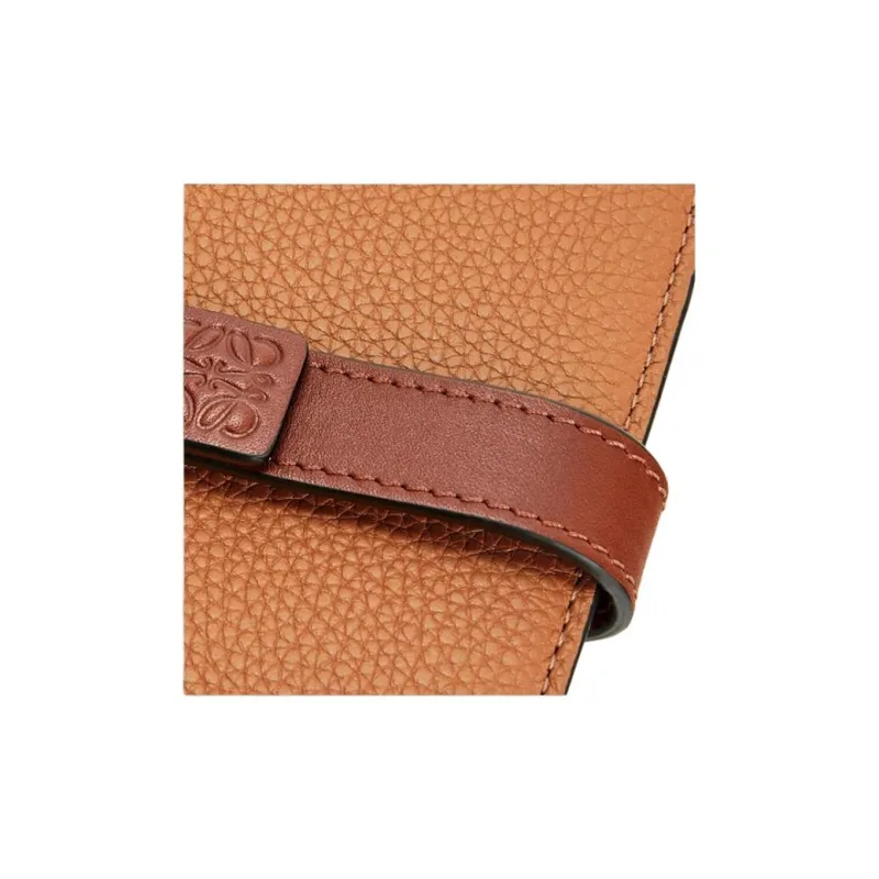 LOEWE Calfskin Wallet Women's Light Caramel/Hickory Nut-3