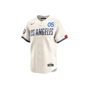 Nike Nike X MLB Co-brand Los Angeles Dodgers Freddie Freeman Baseball Jacket Men's Cream White