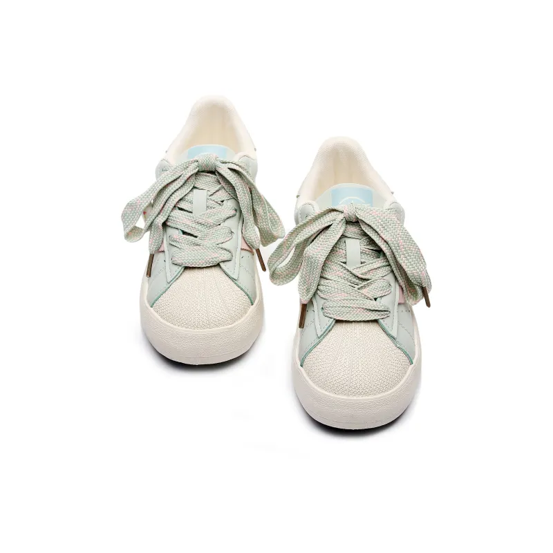 Feiyue Girly Heart Series Abrasion Resistant, Lightweight, And Breathable Low Top Skateboard Shoes Women's-3