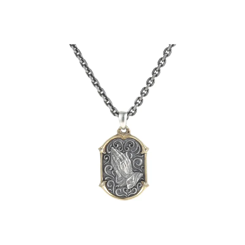 Ruibeila 925 Sterling Silver Necklaces Men's-0