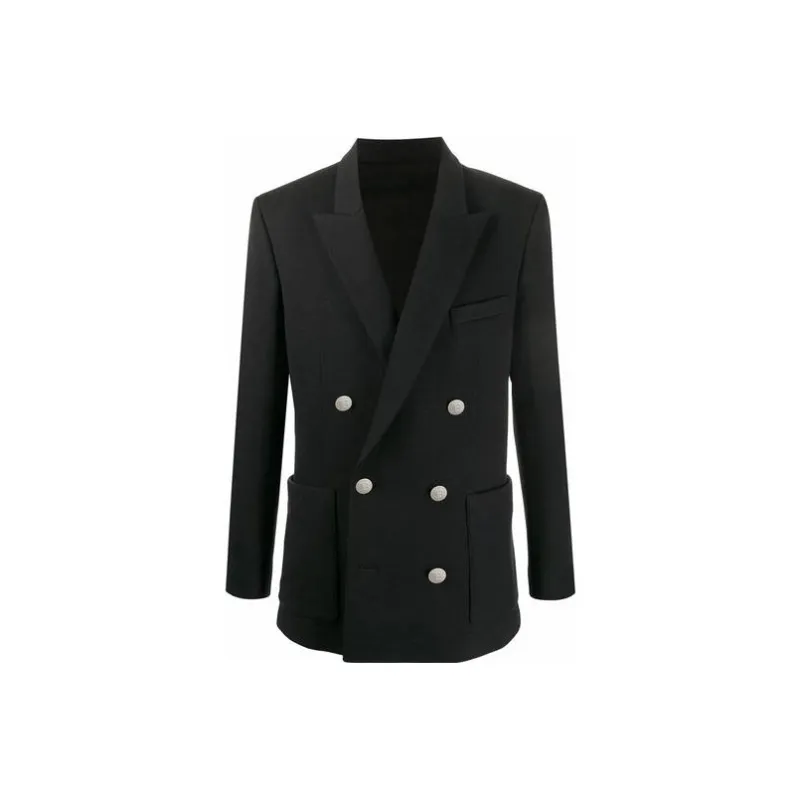 BALMAIN Jackets Coats Men's Black-0