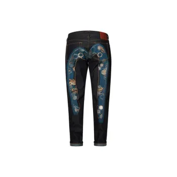 EVISU Jeans Men Denim Blue
