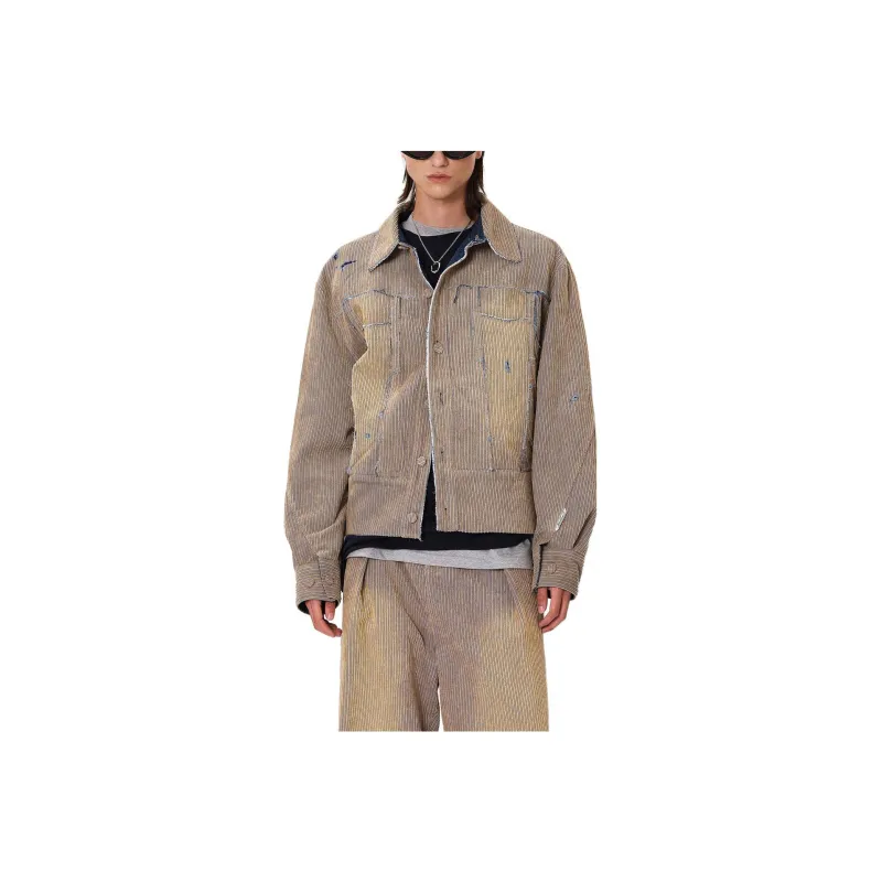 ADER ERROR Carid Aging Trucker Jacket-0