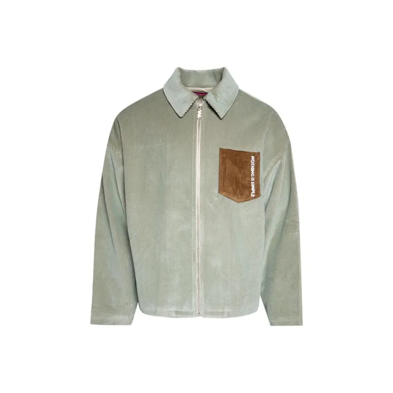 THE ELDER STATESMAN Jackets Coats Men's Olive Green-0