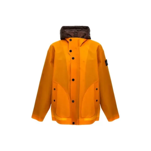 스톤 아일랜드 43899 스트라타 아이스 자켓 가먼트 다이드 다운 26GR X Sqm 러스트 - 23FW