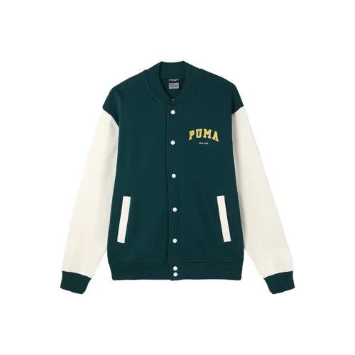 PUMA Baseball Jacket Men's Green