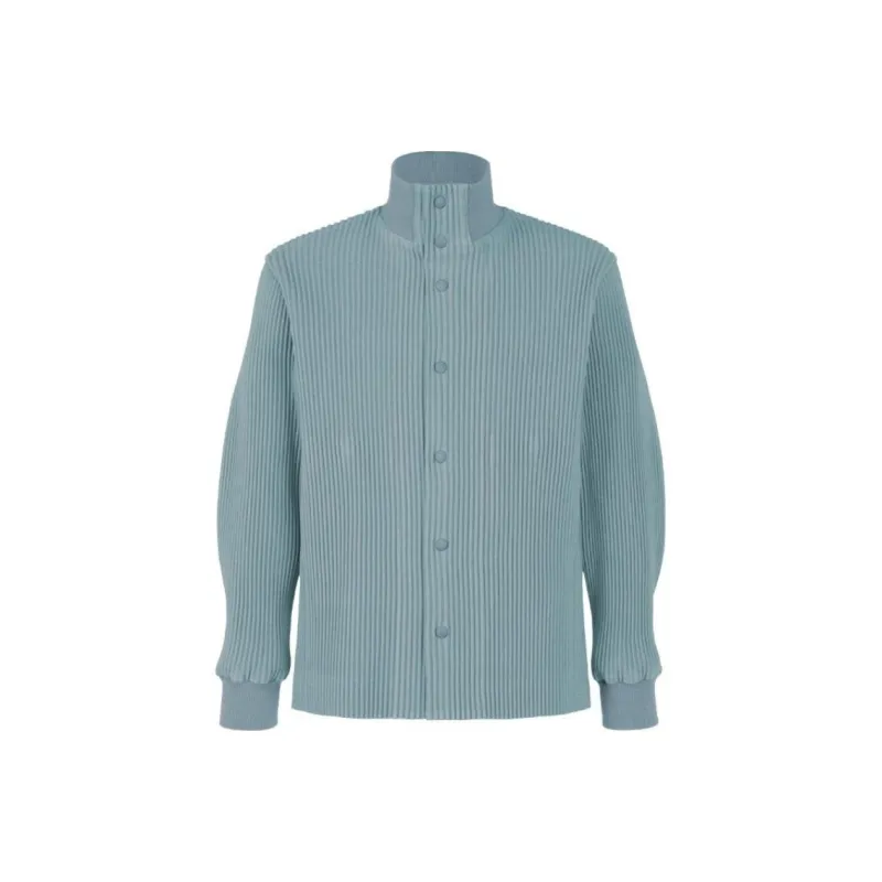 ISSEY MIYAKE Kersey Pleats Bomber Jacket-0