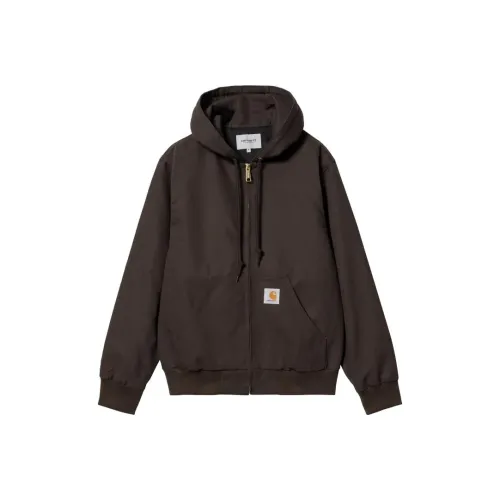 Carhartt WIP Active Jacket Jackets Coats Men's Smoke Brown