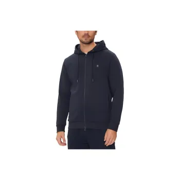 HUGO BOSS Logo Patch Zipped Hoodie