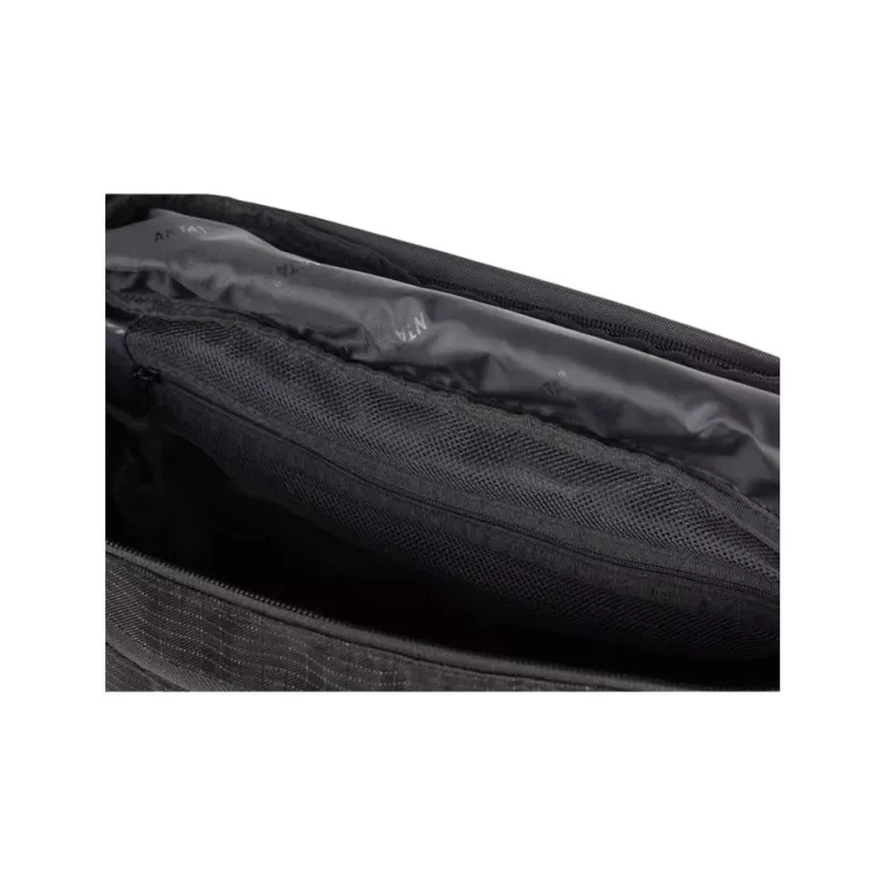 Anta Variety Training Collection Fabric One Shoulder Crossbody Fanny Pack Unisex Black-6