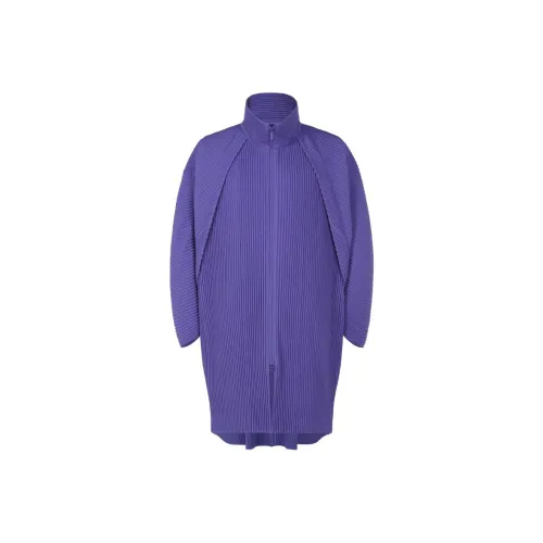 Homme Plissé Issey Miyake Monthly Color September Jackets Coats Men's Purple