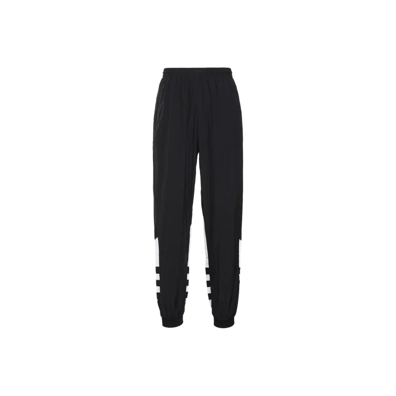 Adidas Originals Big Trefoil Track Pants Men Black Knitted Sweatpants Men's Black-0