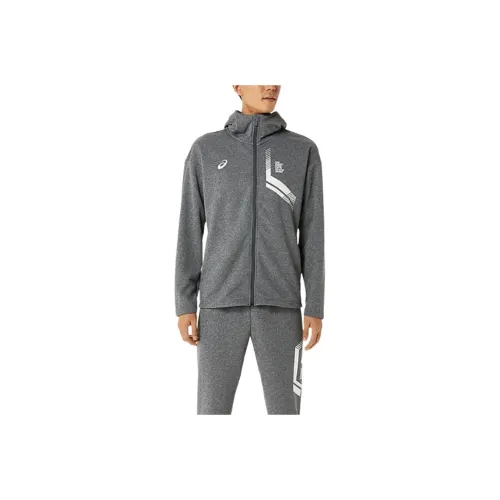 Asics Jackets & Coats Men's Gray