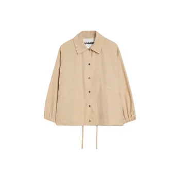 JIL SANDER Logo Printed Textured Jacket