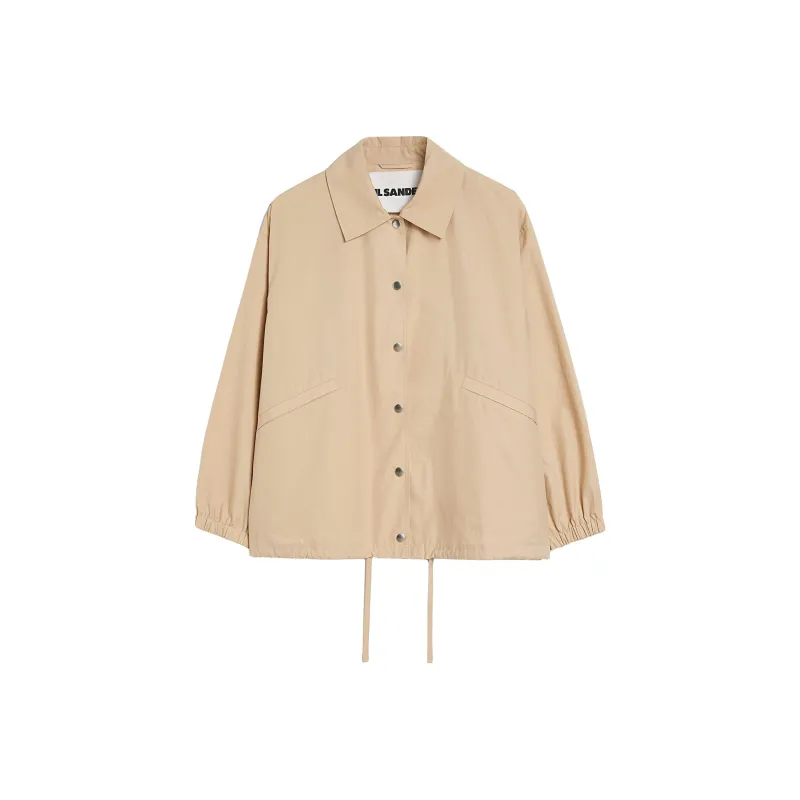 JIL SANDER Logo Printed Textured Jacket-0