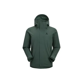 KAILAS Water-Resistant Windproof Breathable Windbreaker Jacket Men's Green Stone
