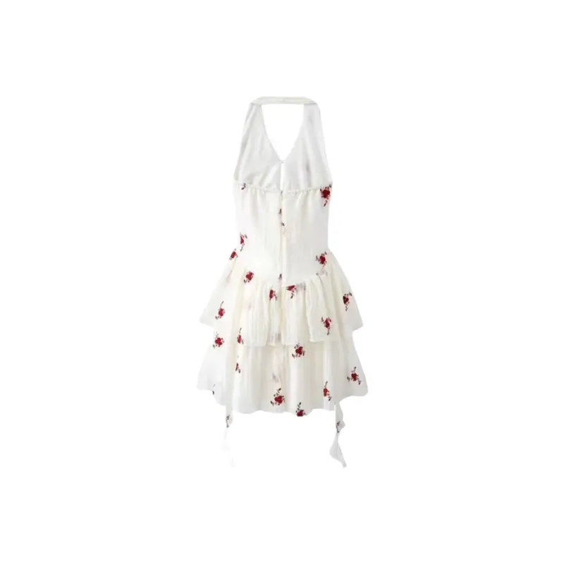 GLEE DIARY Sleeveless Dress Women's Apricot-1