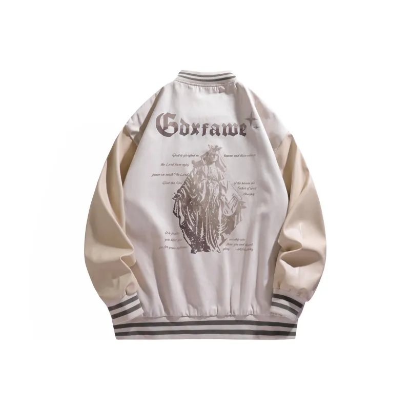 A.X.S.K x GDXF Baseball Jacket Unisex-10