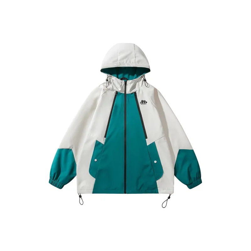 JEEP SPIRIT Windproof, Breathable, Abrasion Resistant, Thermal, Water Repellent, Rainproof Windbreaker Jacket Unisex-2