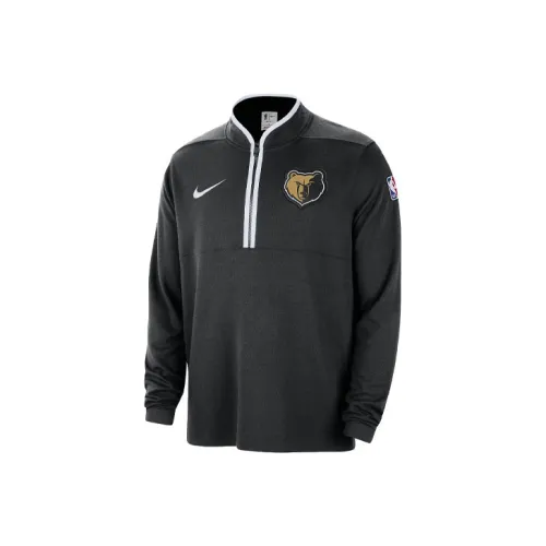 Nike Dri-Fit Memphis Grizzlies 2023/24 City Edition Jackets Coats City Edition 2023/24 Memphis Grizzlies Men's Black