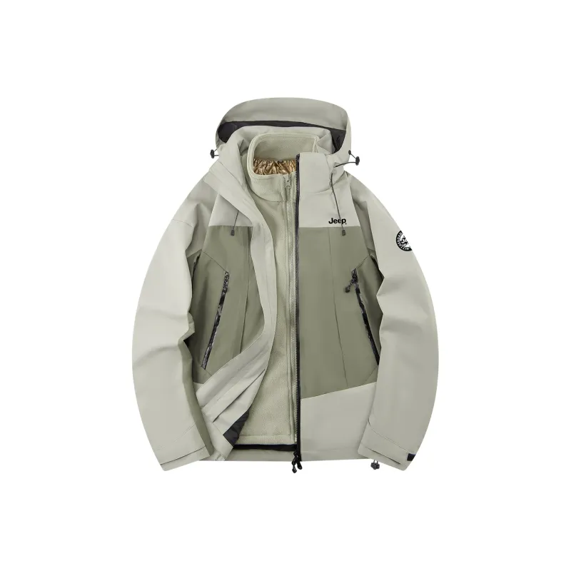 Jeep Urban Living/Travel/Commuting Keep Warm And Windproof Windbreaker Jacket Unisex-3