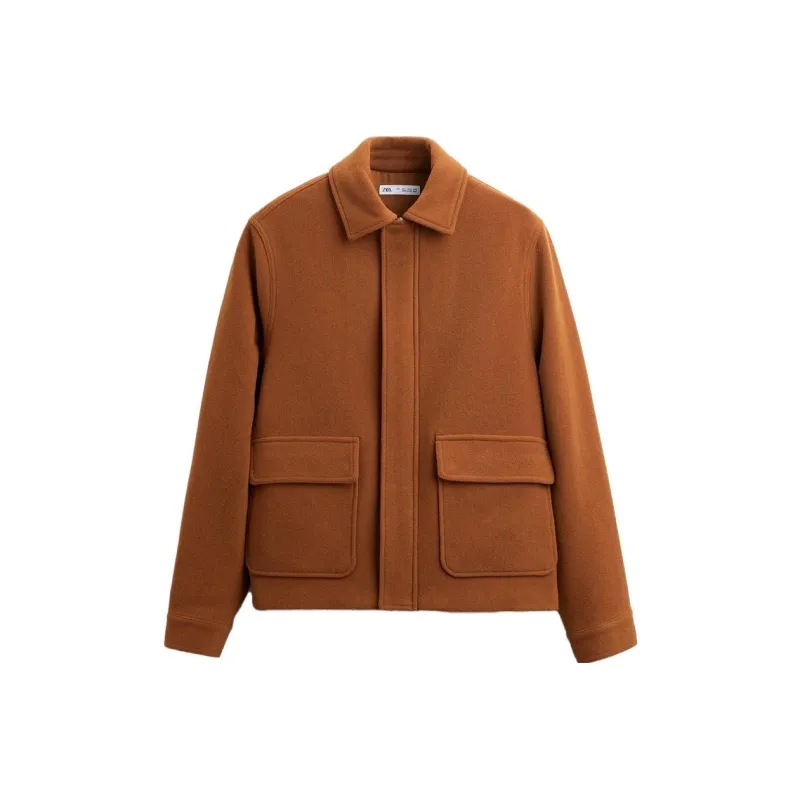 ZARA Jacket Men's Stripe/orange-0