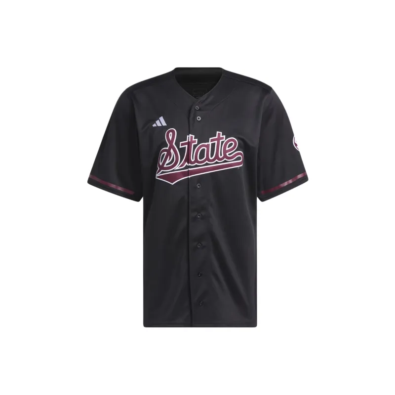 Adidas Mississippi State Baseball Jersey-0