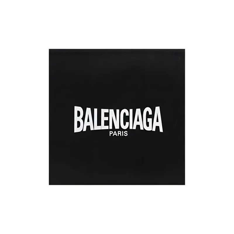Balenciaga Cow Leather Clutch Wallet Men's Black-3