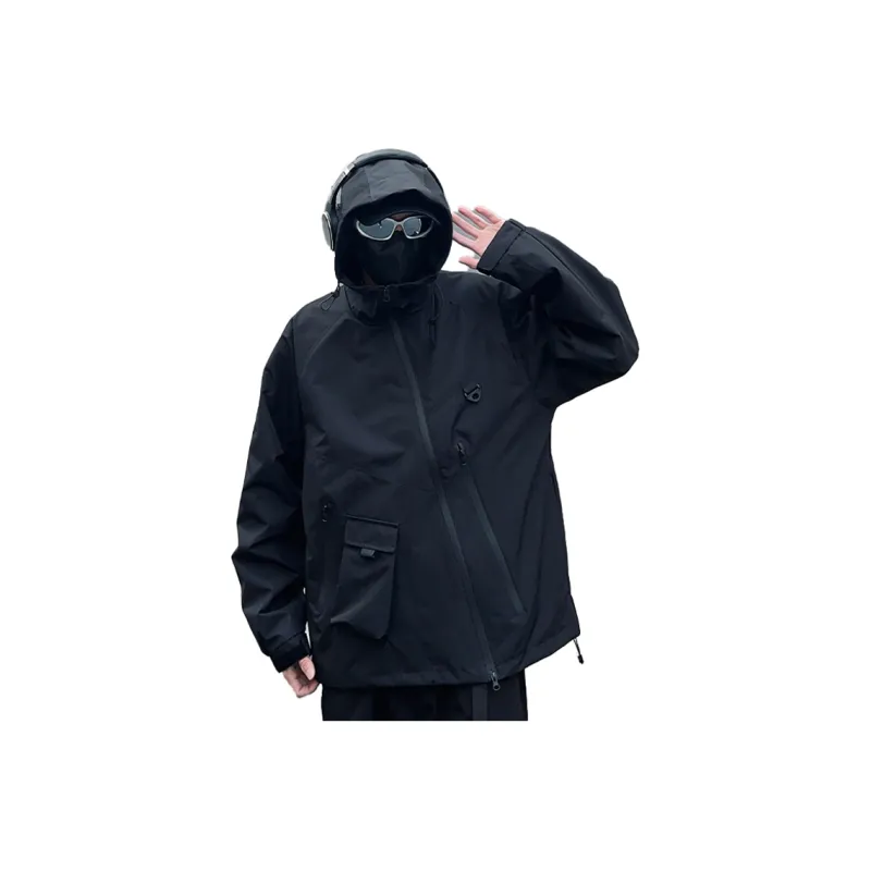 BEENTRILL Waterproof, Windproof, And Breathable Windbreaker Jacket Unisex Rosefinch Red-16