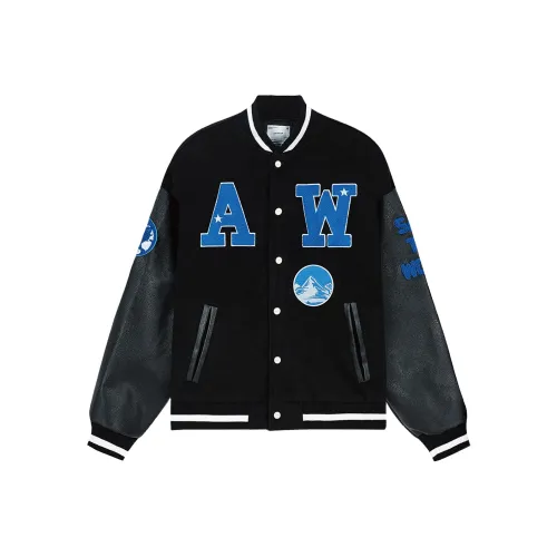 AIRWAY Baseball Jacket Unisex Black