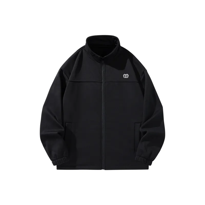 Crayon Shinchan Velvet feel Coat Unisex Black-0