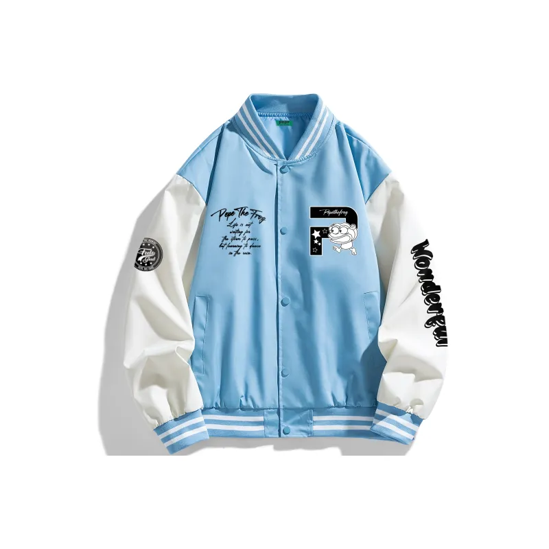 Pepe The Frog Baseball Jacket Unisex-6
