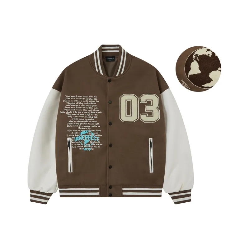 INNERSECT FW24 Fall And Winter Baseball Jacket Unisex-0