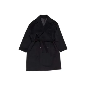 Acne Studios FW24 Coat Unisex Black