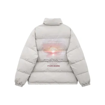F426 Puffer Jackets Unisex Gray