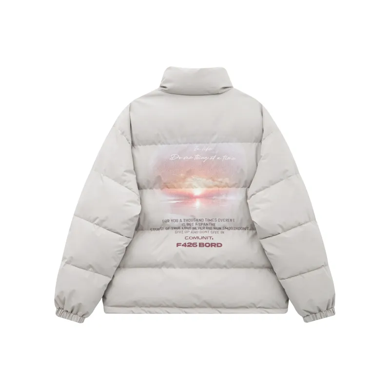 F426 Puffer Jackets Unisex Gray-0