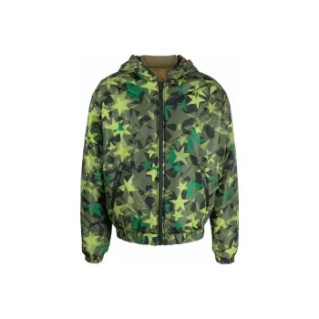 VERSACE JEANS COUTURE FW23 Puffer Jacket Men's Green