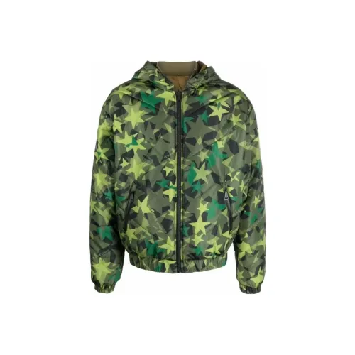 VERSACE JEANS COUTURE FW23 Puffer Jacket Men's Green