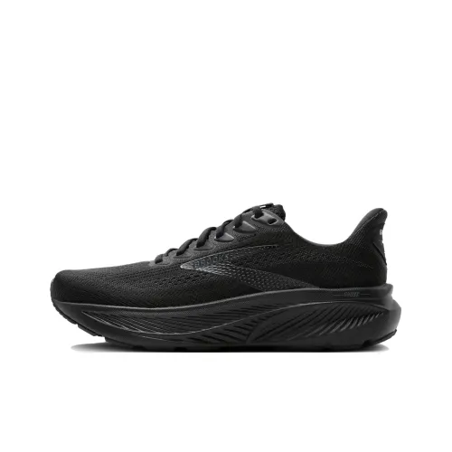 brooks Booster Anti Slip Wear Resistant Low Top Casual Running Shoes Women's Black