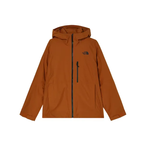 THE NORTH FACE City Outdoor Collection Waterproof And Windproof To Keep Warm Windbreaker Jacket Men's Sunset Orange