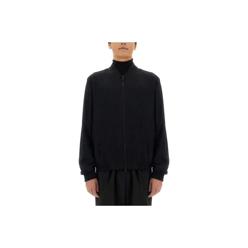 Ermenegildo Zegna Zip Up Bomber Jacket-0